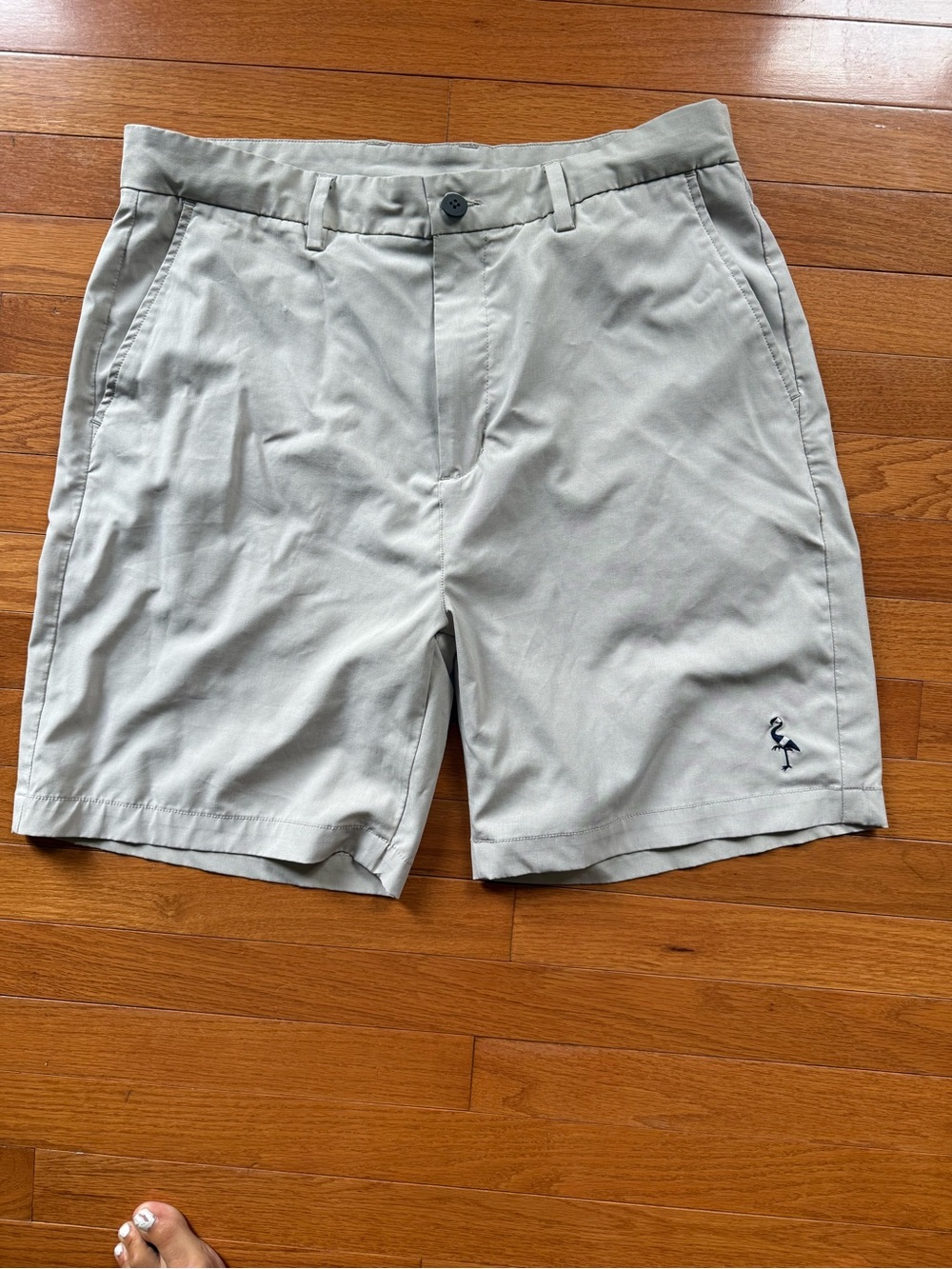 Tailorbyrd Light beige Flat-Front Men's Shorts. EUC. Size 34